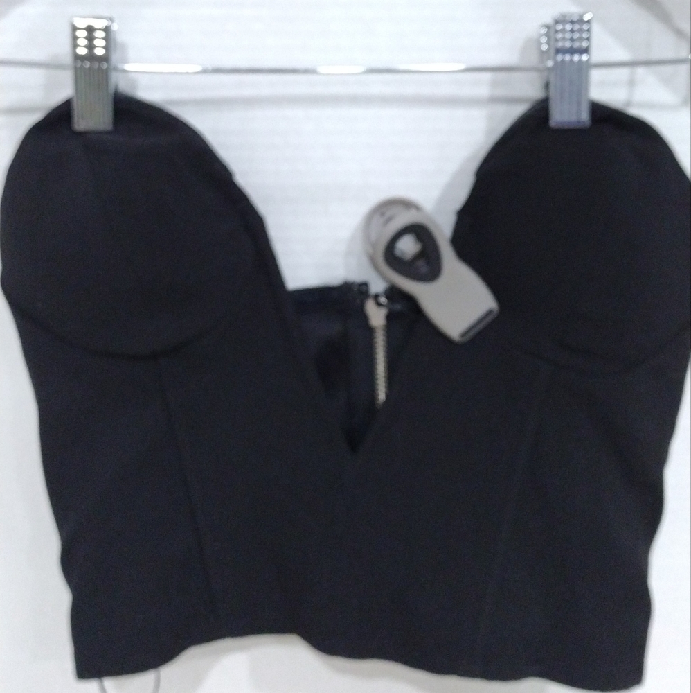 Black Bustier Top